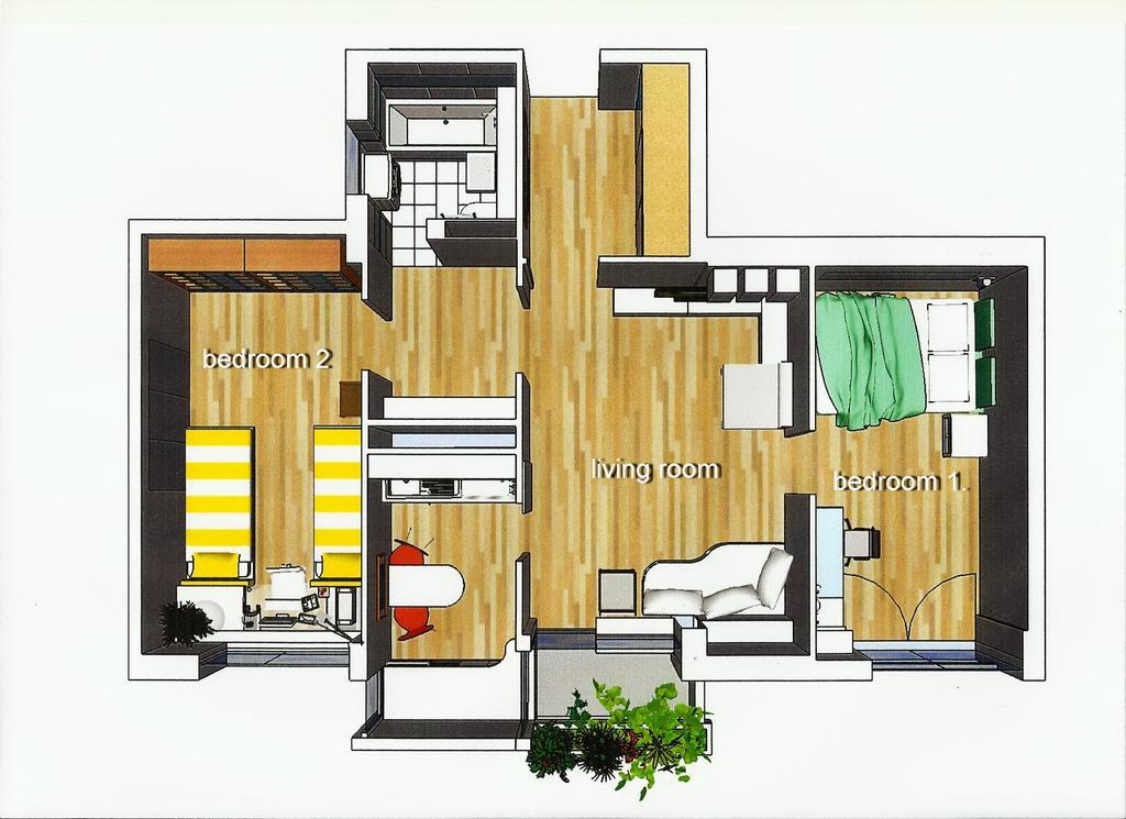 Apartment Spacious Liman نوفي ساد المظهر الخارجي الصورة